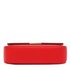 Mini Classic Rectangular Flap Purse Underarm Shoulder Bag - color: Red