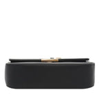 Mini Classic Rectangular Flap Purse Underarm Shoulder Bag - color: Black