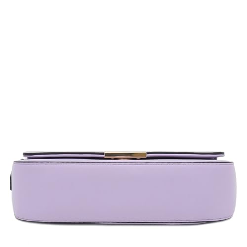 Mini Classic Rectangular Flap Purse Underarm Shoulder Bag - color: Lavender