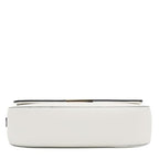 Mini Classic Rectangular Flap Purse Underarm Shoulder Bag - color: White