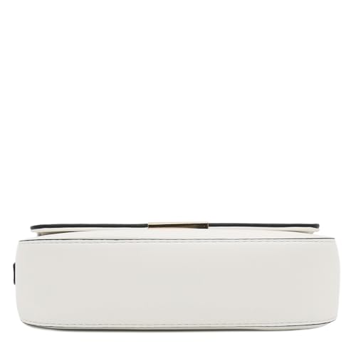 Mini Classic Rectangular Flap Purse Underarm Shoulder Bag - color: White