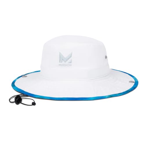 MISSION Cooling Bucket Hat - Unisex Wide-Brim Hat for Men & Women - Lightweight, Foldable & Durable - Cools Up to 2 Hours - color: Turn Light Gray