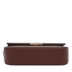 Mini Classic Rectangular Flap Purse Underarm Shoulder Bag - color: Coffee