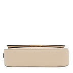 Mini Classic Rectangular Flap Purse Underarm Shoulder Bag - color: Nude