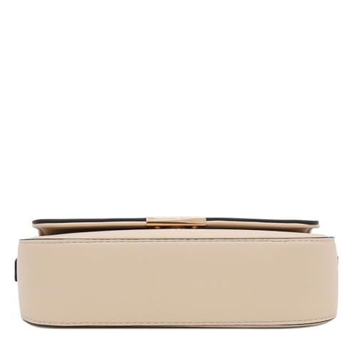 Mini Classic Rectangular Flap Purse Underarm Shoulder Bag - color: Nude