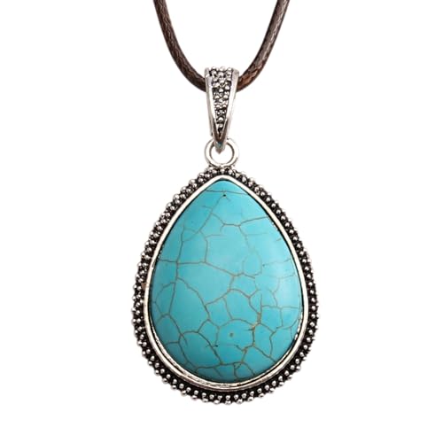 Boho Necklaces for Women Cord Necklace with Pendant Long Silver Necklace Vintage Sweater Necklace Hippie Jewelry for Women Girls Gifts - style: Bohemian Necklaces