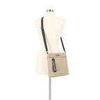 Nautica Diver Nylon Small Women's Crossbody Bag Purse with Adjustable Shoulder Strap - color: Khaki