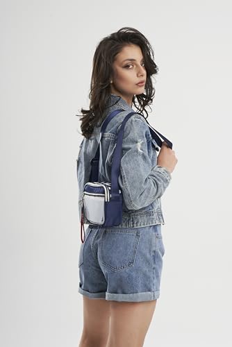 Nautica womens High Seas Camera Crossbody - color: Indigo/White