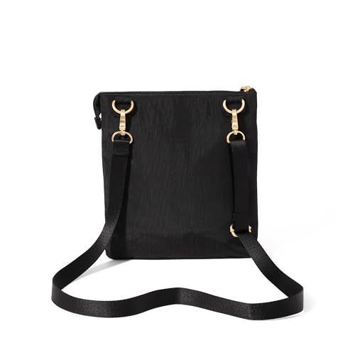 Baggallini womens Out and About Crossbody - color: Black W/ Gold Hardware