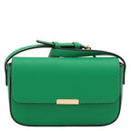 Mini Classic Rectangular Flap Purse Underarm Shoulder Bag - color: Kelly Green