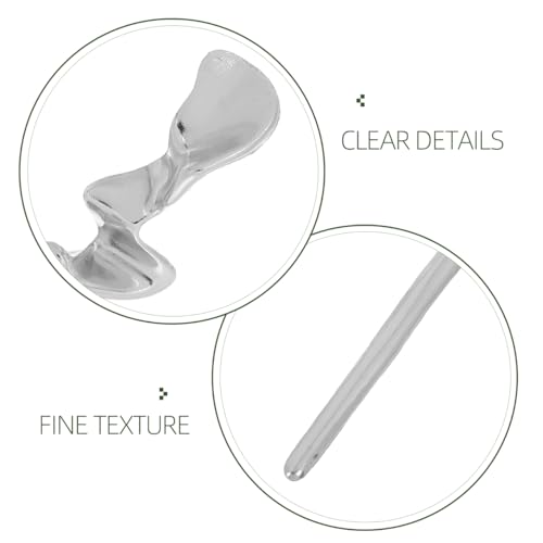 Lurrose Hair Clips Metal Hair Stick 2pcs Geometric Metal Hair Chopsticks Japan Miss Zinc Alloy Modeling Japanese Hair Sticks Womens Hair Sticks - color: Antique Silver