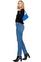 Mini Classic Rectangular Flap Purse Underarm Shoulder Bag - color: Royal Blue