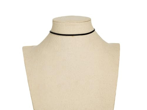 Black Leather Choker Necklace Thin Black Choker Necklaces for Woman Halloween