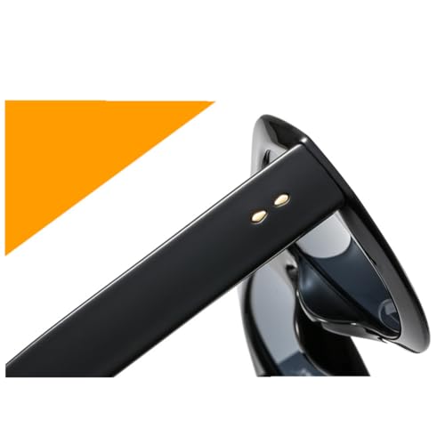 ENTHYI Pilot Sunglasses Popular Fashion Women Vintage Rivets Decoration Gradient Shades Ladies Hipster Round Sun Glasses - color: Floral Double Tea