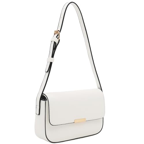 Mini Classic Rectangular Flap Purse Underarm Shoulder Bag - color: White
