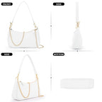 Uygafly Shoulder Bag for Women Cute Handbags Purses - color: Aw-white