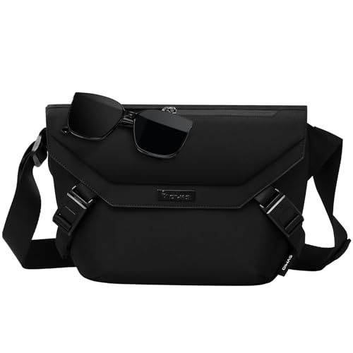 OIWAS Crossbody Bag Men Messenger Bag Shoulder Bag Fit 10inch Ipad Sling bag for Men Minimalist Business Bag for Work