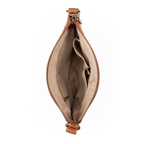 The Sak Lucia Crossbody Bag in Crochet, Convertible Purse with Adjustable Shoulder Strap - color: Natural Primrose Straw