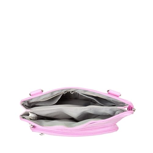 Baggallini womens Out and About Crossbody - color: Hibiscus Pink