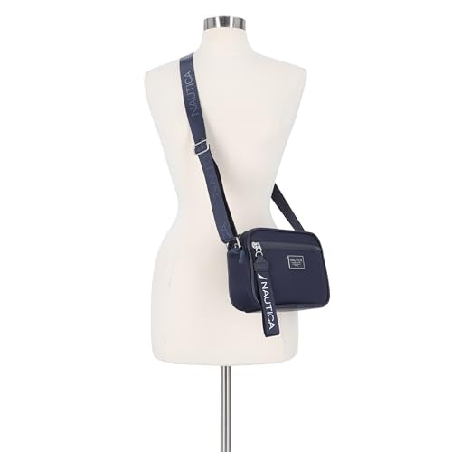 Nautica womens High Seas Camera Crossbody - color: Indigo