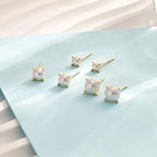 Hayopi Pearl Earrings for Women - Dainty Gold Dangle Drop Earrings, 14k Gold Plated Cute Bow Design, Hypoallergenic Pearl Studs, Wedding Jewelry Gifts - color: GOLD-stud earrings