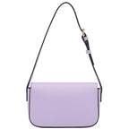 Mini Classic Rectangular Flap Purse Underarm Shoulder Bag - color: Lavender