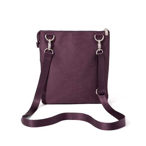 Baggallini womens Out and About Crossbody - color: Plum Heritage