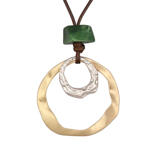 Boho Necklaces for Women Cord Necklace with Pendant Long Silver Necklace Vintage Sweater Necklace Hippie Jewelry for Women Girls Gifts - style: Chunky Boho Necklaces