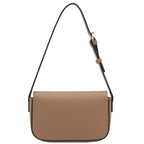 Mini Classic Rectangular Flap Purse Underarm Shoulder Bag - color: Stone