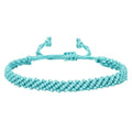 1/2Pcs Set Tibetan Rope Braided Rope String Adjustable Bracelet for Women Men Jewelry Handmade Bohemian Lucky Protection Bracelet Colorful - color: sky blue