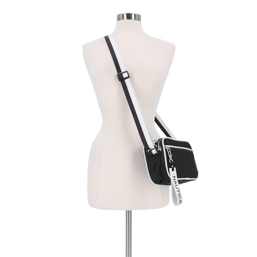 Nautica womens High Seas Camera Crossbody - color: Bilateral Black