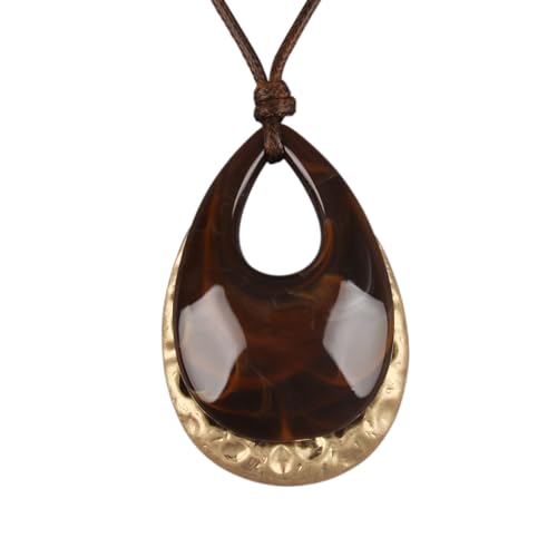 Boho Necklaces for Women Cord Necklace with Pendant Long Silver Necklace Vintage Sweater Necklace Hippie Jewelry for Women Girls Gifts - style: Large Boho Necklace