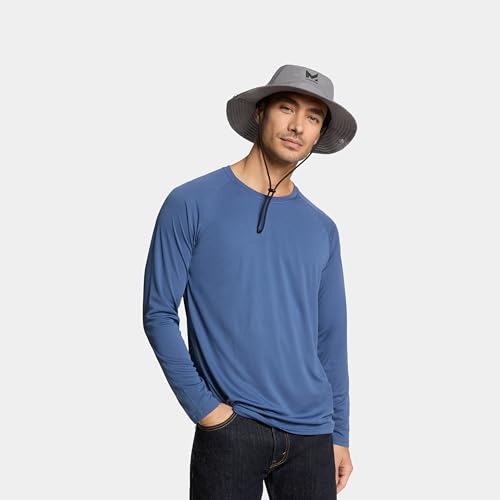 MISSION Cooling Bucket Hat - Unisex Wide-Brim Hat for Men & Women - Lightweight, Foldable & Durable - Cools Up to 2 Hours - color: Charcoal