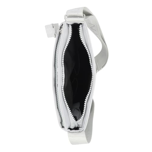 Nautica Diver Nylon Small Women's Crossbody Bag Purse with Adjustable Shoulder Strap - color: Ice Grey