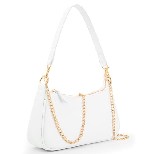 Uygafly Shoulder Bag for Women Cute Handbags Purses - color: Aw-white