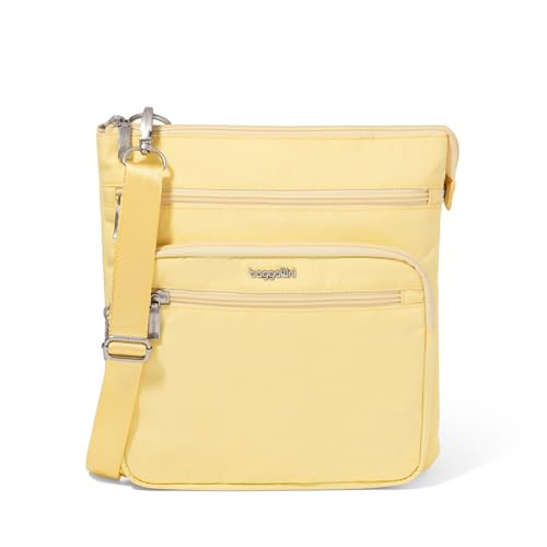 Baggallini womens Out and About Crossbody - color: Butter Yellow