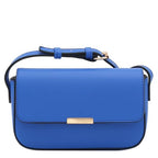 Mini Classic Rectangular Flap Purse Underarm Shoulder Bag - color: Royal Blue