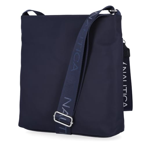 Nautica Diver Nylon Small Women's Crossbody Bag Purse with Adjustable Shoulder Strap - color: Indigo 2