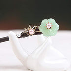 Wooden Hair Pins 7.08" Chinese Hair Sticks For Long Hair Buns (D) - color: D