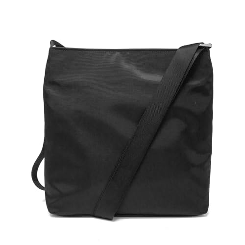 Nautica Diver Nylon Small Women's Crossbody Bag Purse with Adjustable Shoulder Strap - color: Black