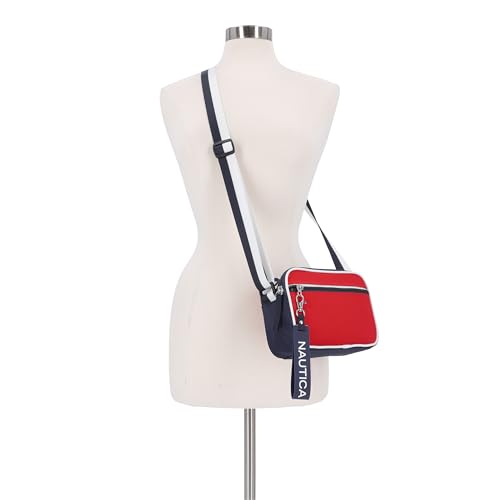 Nautica womens High Seas Camera Crossbody - color: Bilateral Red