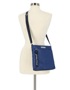 Nautica Diver Nylon Small Women's Crossbody Bag Purse with Adjustable Shoulder Strap - color: Indigo