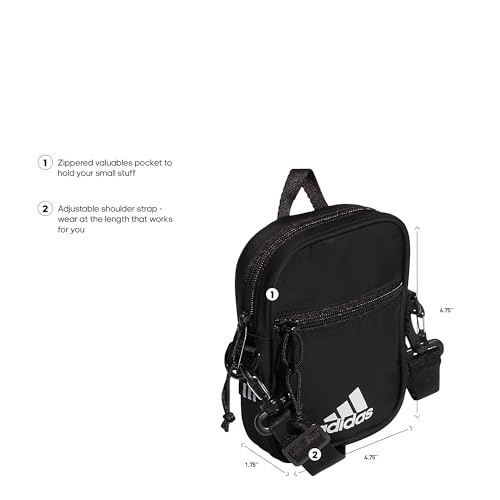 adidas Unisex Adult Must Have Festival Crossbody Small Bag - color: Black