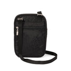 Baggallini Journey Crossbody Bags for Women 9x6 Small Lightweight Travel Handbag W/RFID - color: Black Cheetah