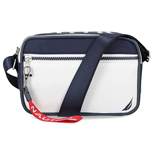 Nautica womens High Seas Camera Crossbody - color: Indigo/White