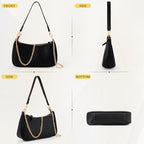 Uygafly Shoulder Bag for Women Cute Handbags Purses - color: Aa-black