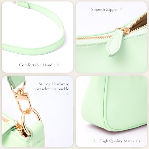 Uygafly Shoulder Bag for Women Cute Handbags Purses - color: Alg-lake Green