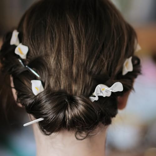 Lurrose Hair Clips Metal Hair Stick 2pcs Geometric Metal Hair Chopsticks Japan Miss Zinc Alloy Modeling Japanese Hair Sticks Womens Hair Sticks - color: Antique Silver