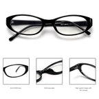 GUVIVI Retro Oval Sunglasses for Women 2026 90s Small Chic Cat Eye Sun Glasses Sunnies Lightweight Shades - color: Black Frame - Blue Light Block Lens