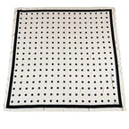 XL 43 Inch Extra Large Square Scarf Fashion Scarves Silk Feeling Hair Scarf Wrapping Scarfs Night Sleeping Headscarf - color: Ba1030